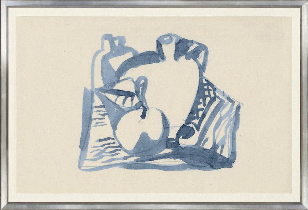 Apple And Jug 1836 Two Sizes Available Framed Prints