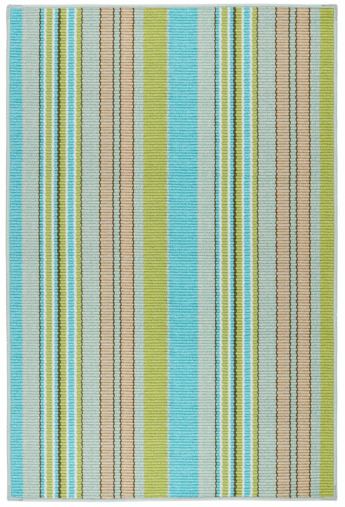 Aquinnah Ticking Multi Machine Washable Rug Dash & Albert Machine Washable Rugs