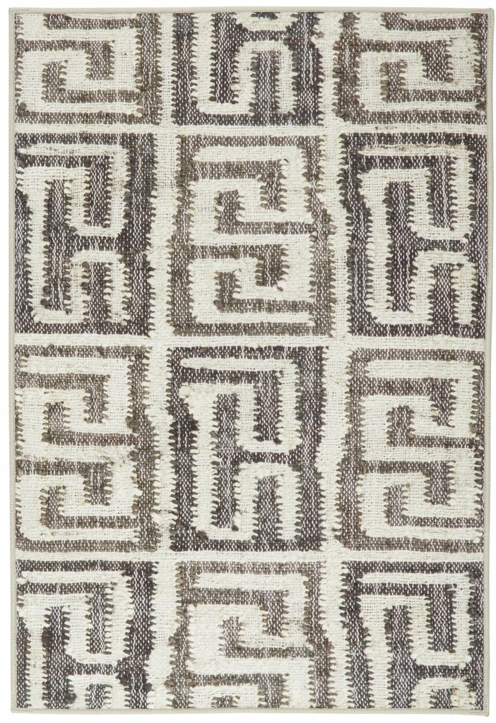 Auricula Natural Machine Washable Rug Dash & Albert Machine Washable Rugs