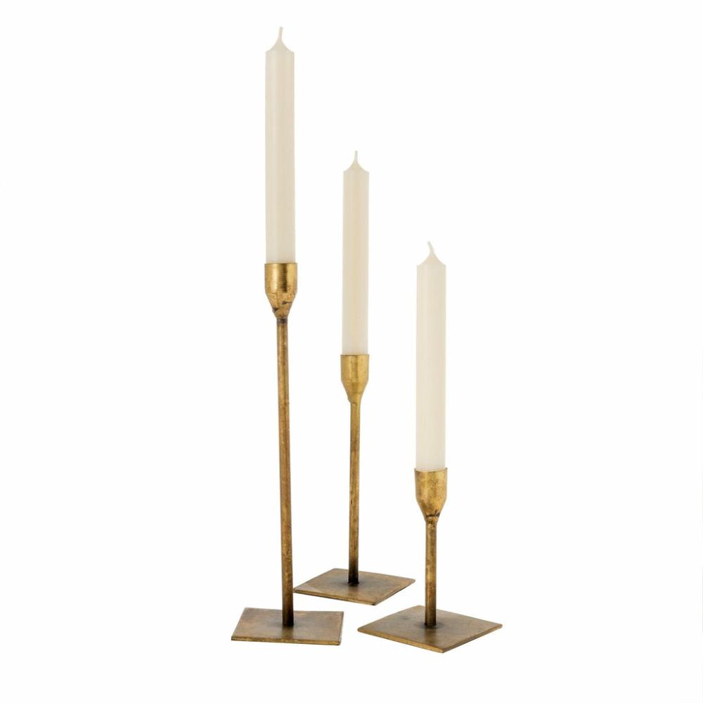 Bonita Candlestick Holder Gold / Large Candle Holders