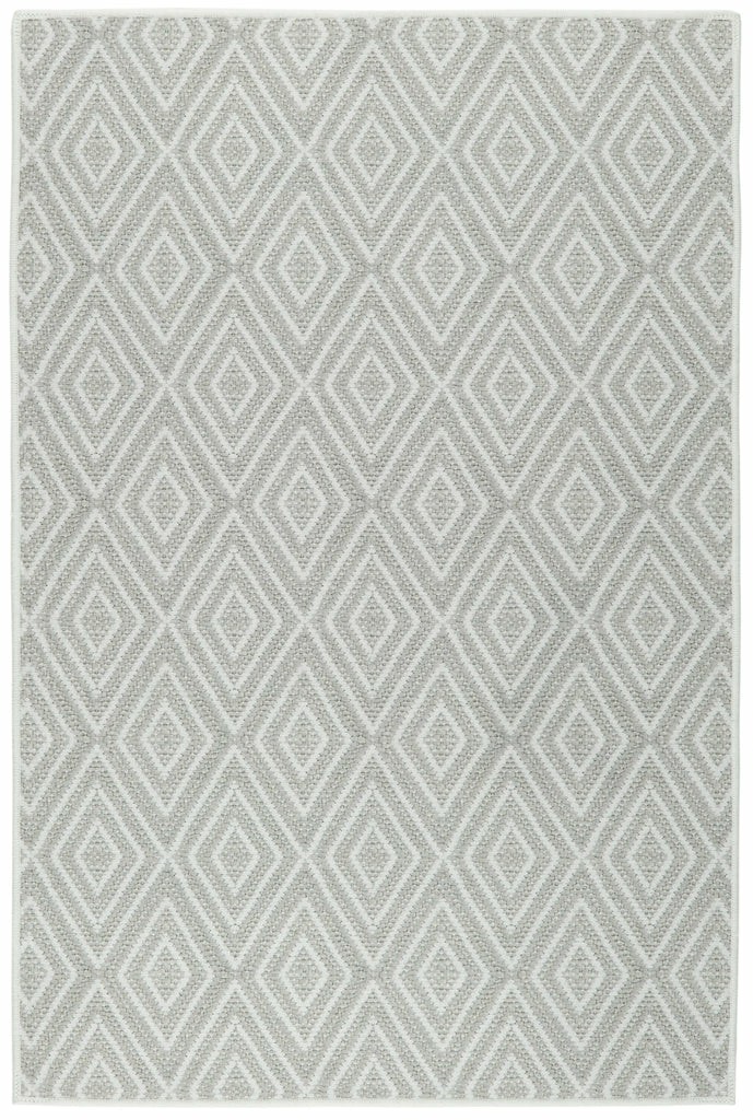 Diamond Platinum / White Machine Washable Rug Dash & Albert Machine Washable Rugs