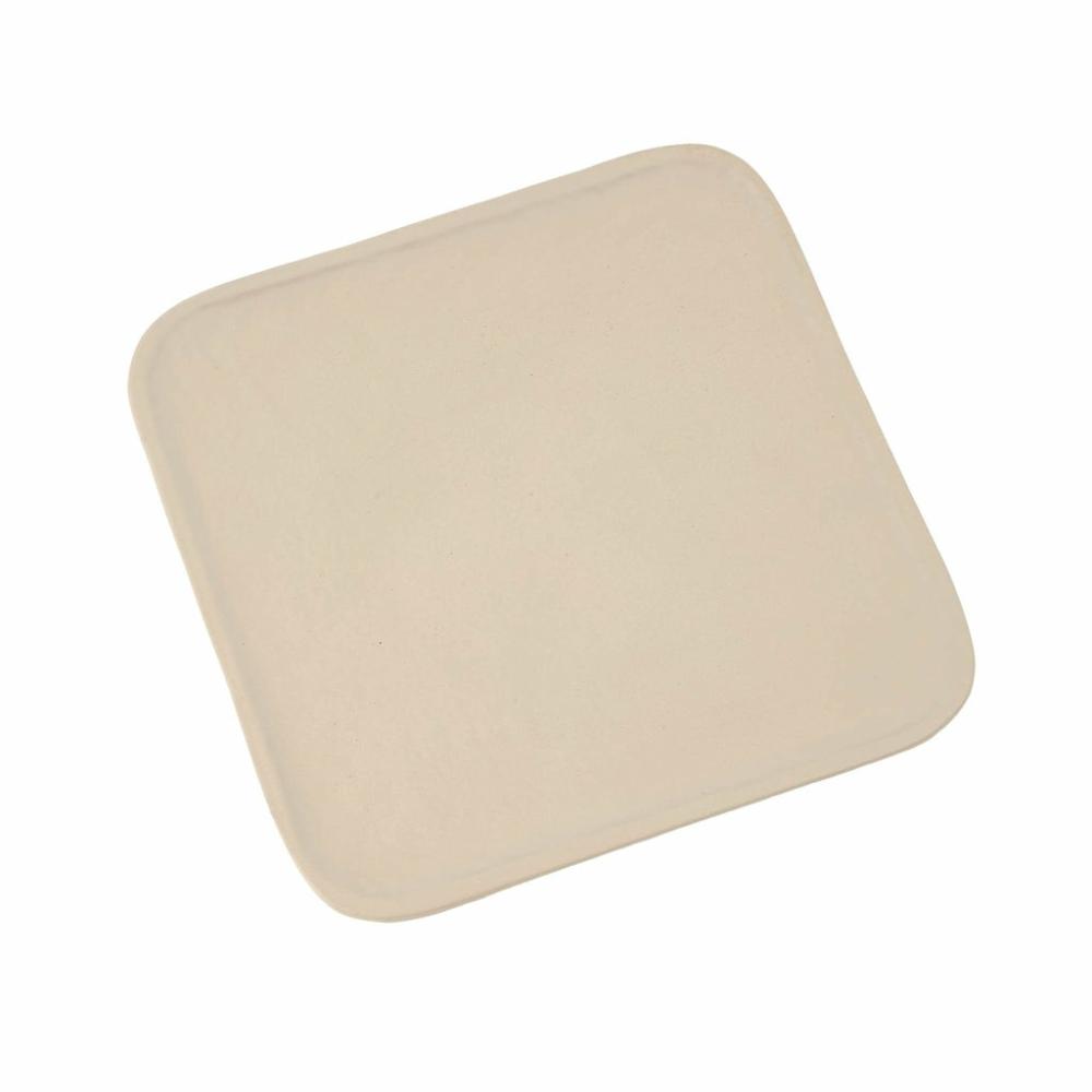 Elemental Square Tray Ivory Decor