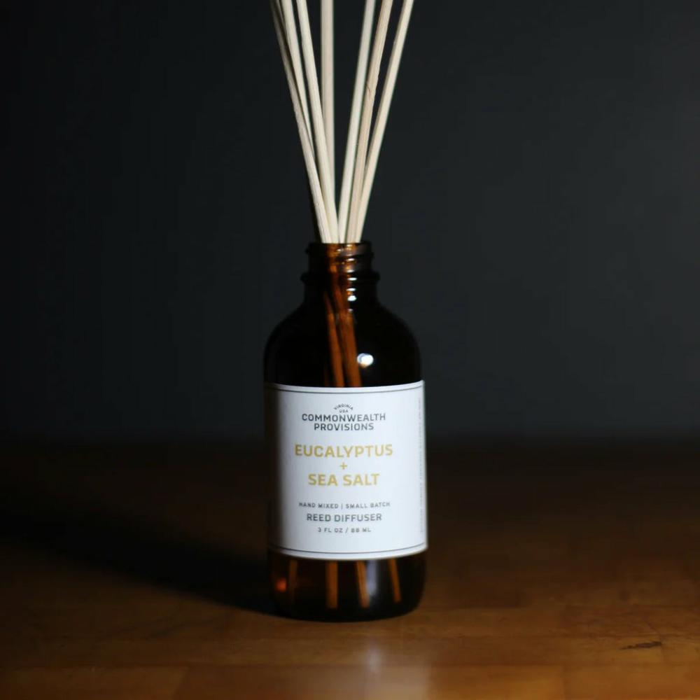 Eucalyptus + Sea Salt Reed Diffuser Decor