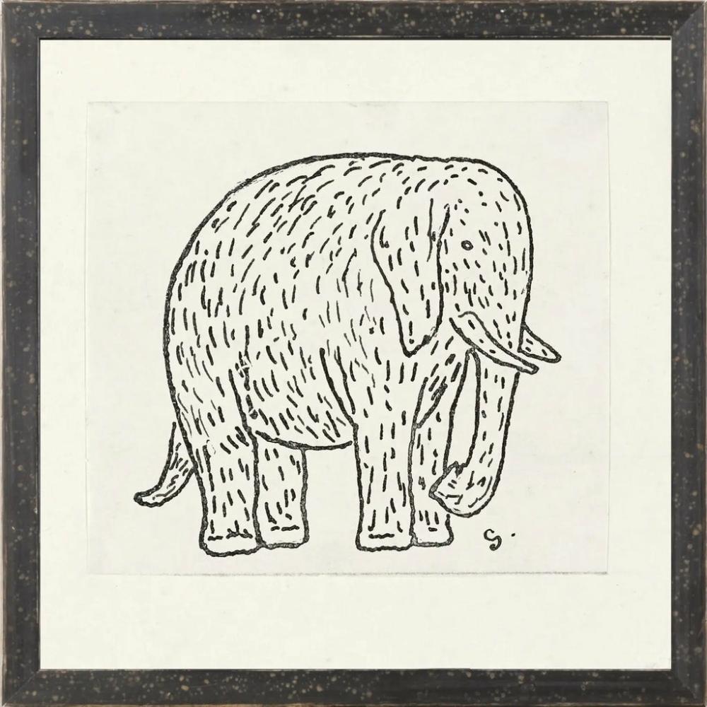 Gestel, Elephant 1900 Framed Prints