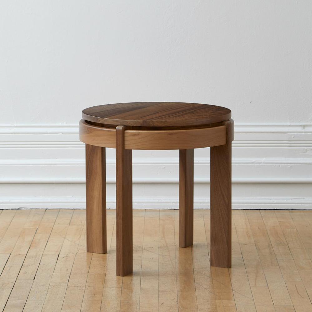 Gordon Bent Wood Side Table Decor