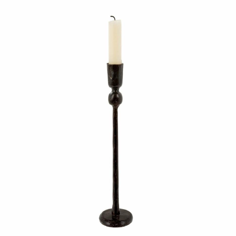 Hammered Iron Candlesticks (Three Sizes Available) Candle Holders