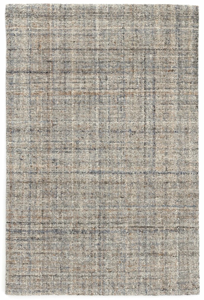 Harris Blue / Brown Hand Micro Hooked Wool Rug Dash & Albert Wool Rugs