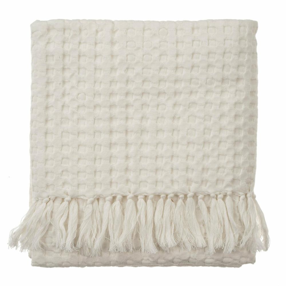 Honeycomb Bath Towel Ivory Bath Accessories