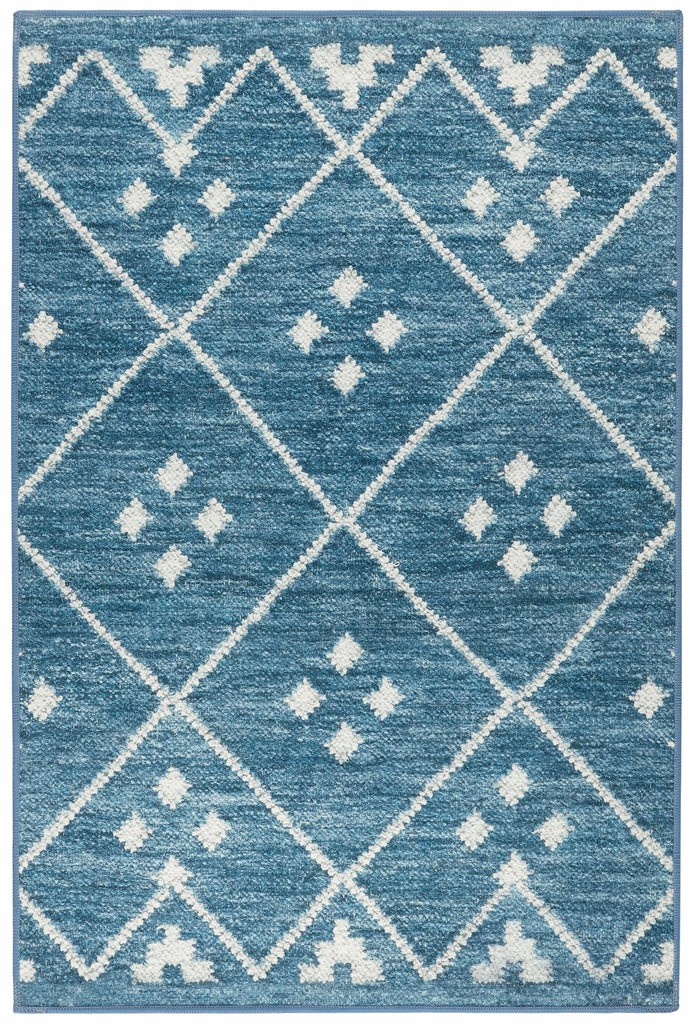 Kota Indigo Machine Washable Rug Dash & Albert Machine Washable Rugs