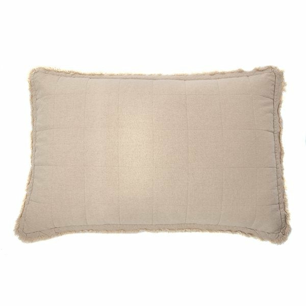 Lally Linen Pillow Sham Natural Bed & Bath