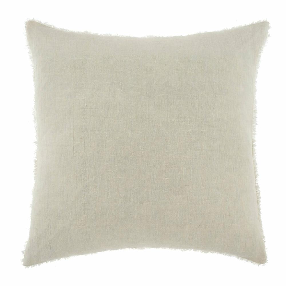 Lina Linen Pillow Ivory (Two Sizes Available) Decor