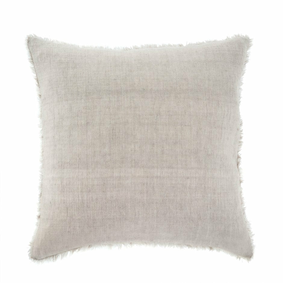 Lina Linen Pillow Oat (Two Sizes Available) Decor