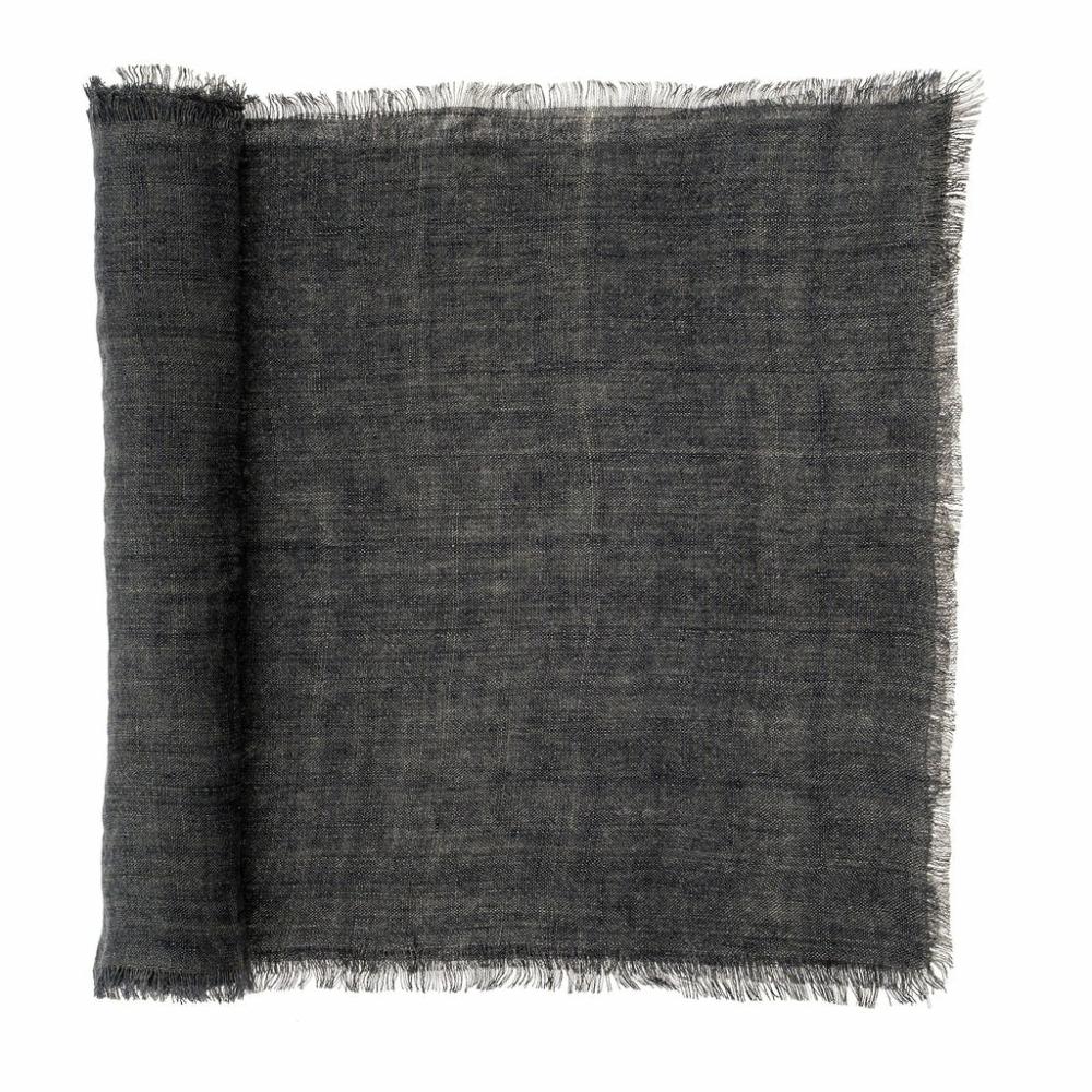 Linen Runner Coal Kitchen