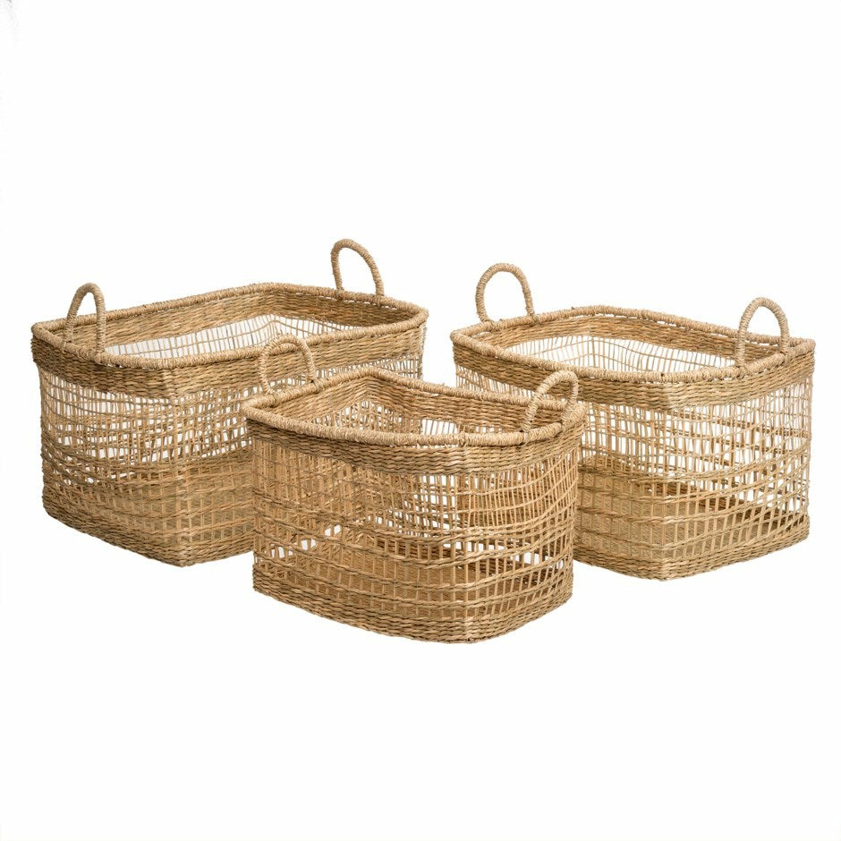 Marley Seagrass Baskets (Three Sizes Available) Baskets