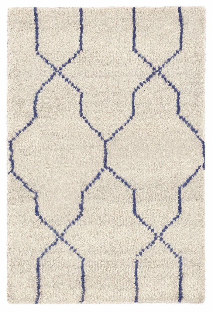 Massena Blue Hand Knotted Wool Rug Dash & Albert Wool Rugs