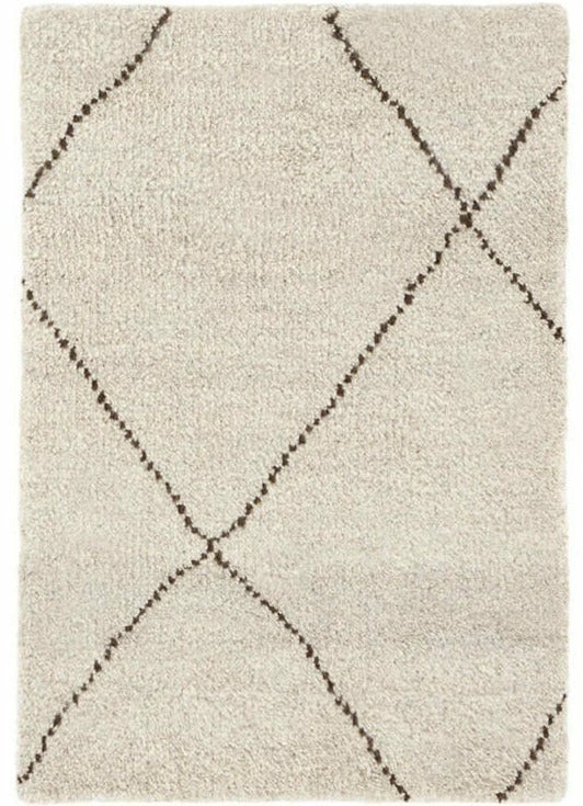 Numa Charcoal Hand Knotted Wool Rug Dash & Albert Wool Rugs