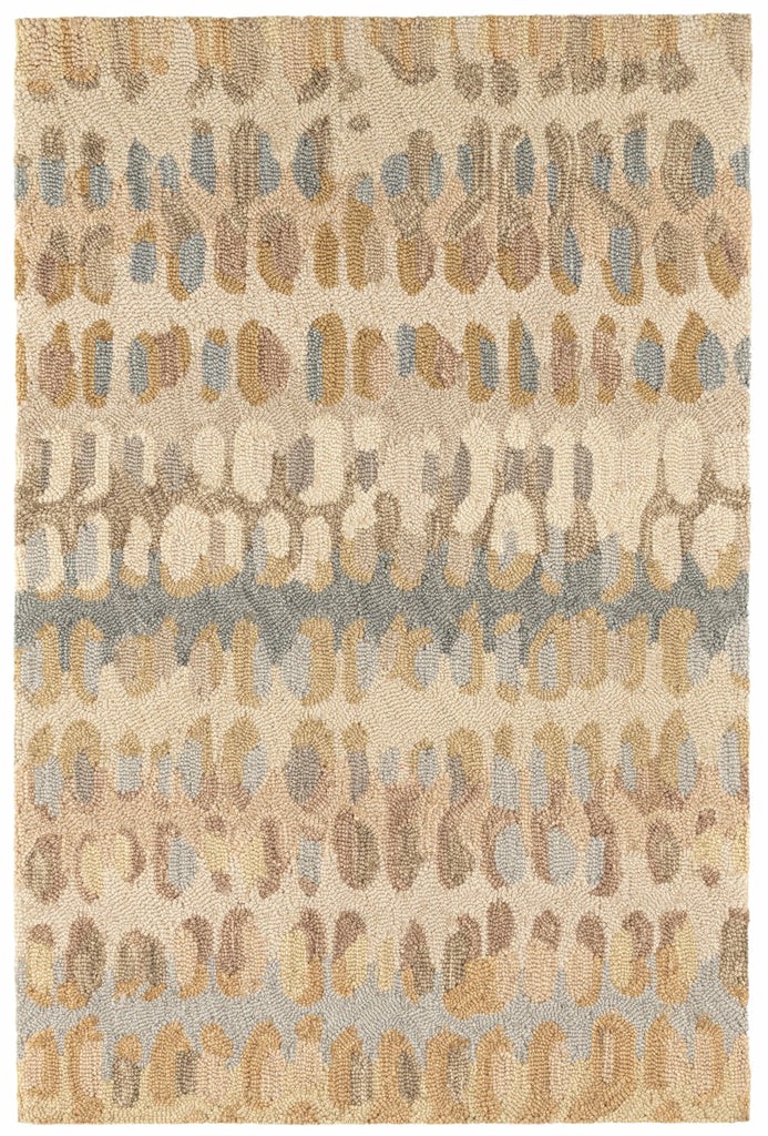 Paint Chip Natural Hand Micro Hooked Wool Rug Dash & Albert Wool Rugs