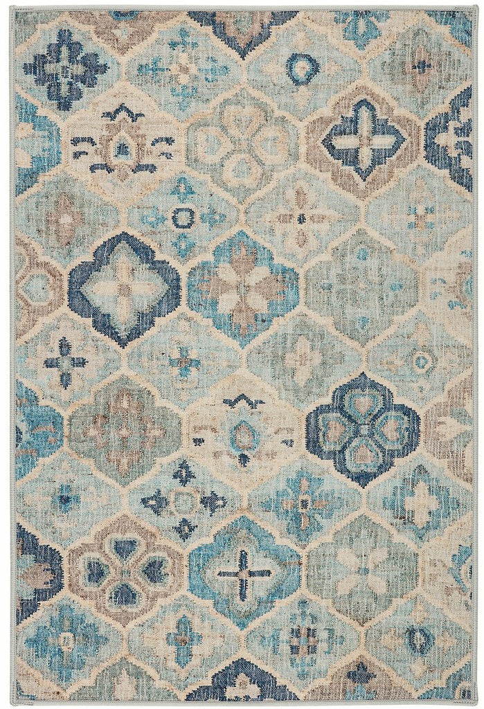 Pali Blue Machine Washable Rug Dash & Albert Machine Washable Rugs