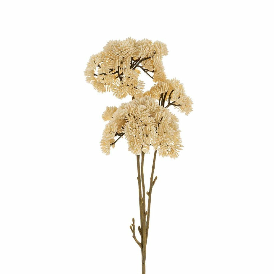 Pom Pom Floral Spray Cream Decor