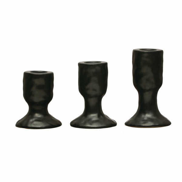 Pottery Candleholders (Three Sizes Available) Candle Holders