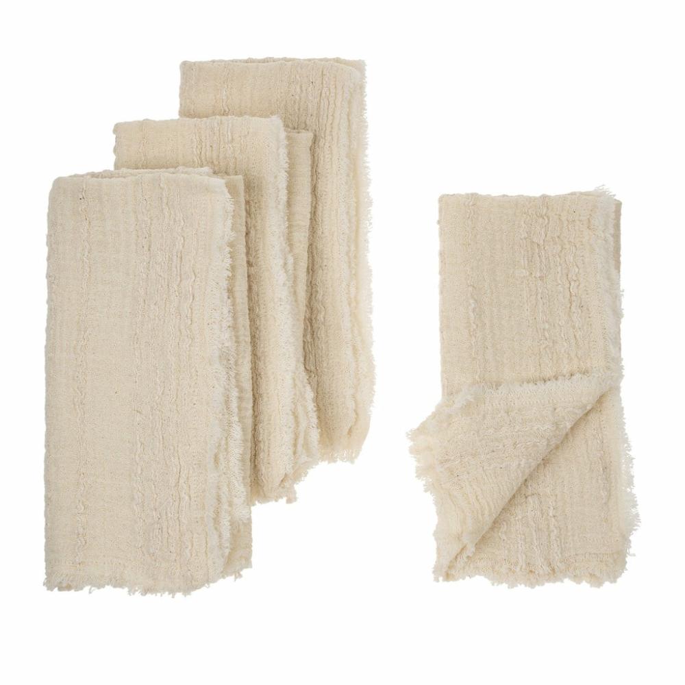 Savoie Frayed Edge Napkin Natural Kitchen