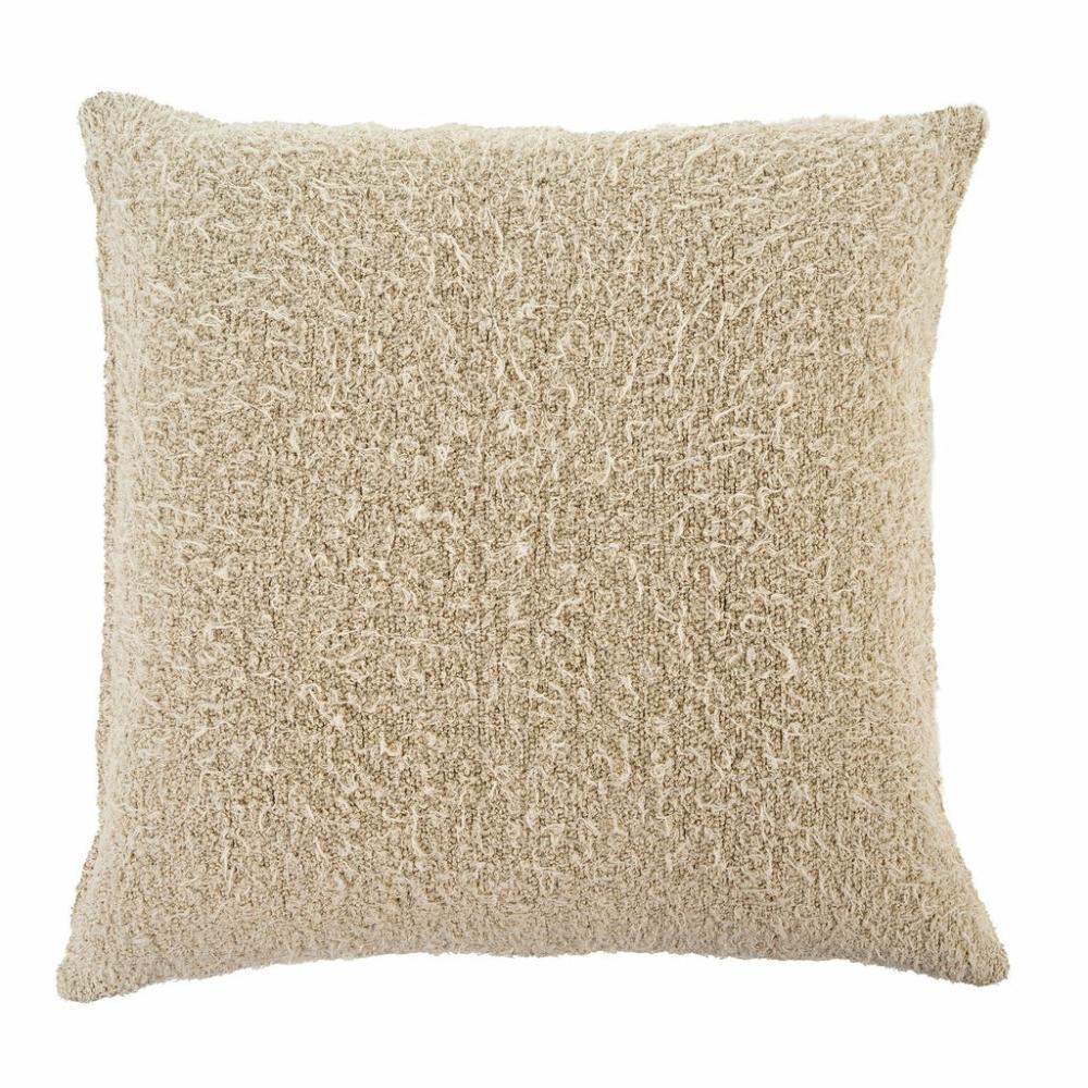 Sherpa Linen Pillow Decor