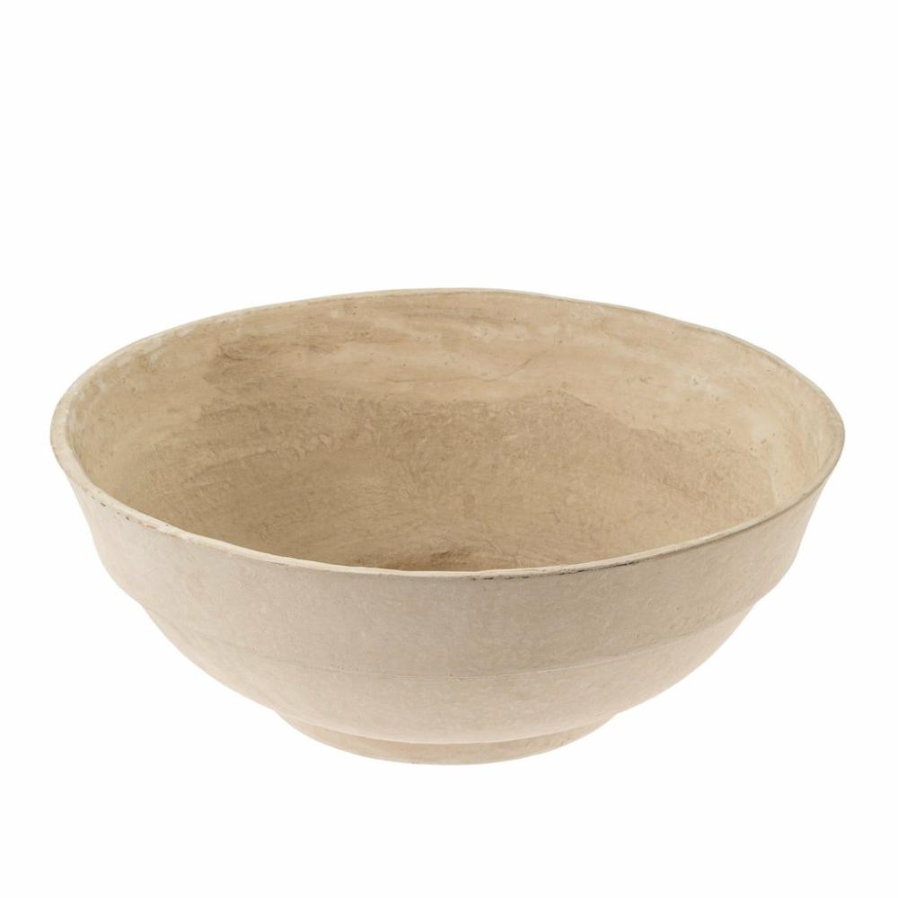 Sienna Paper Mache Bowl Decor