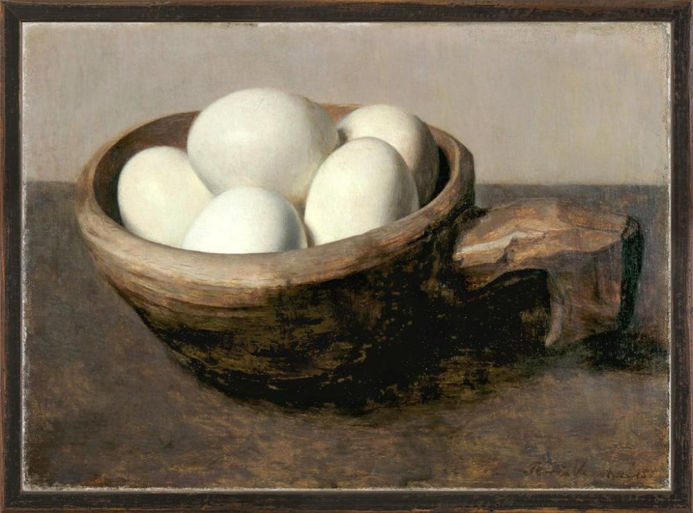 Still Life With Eggs Framed Canvas Framed Prints