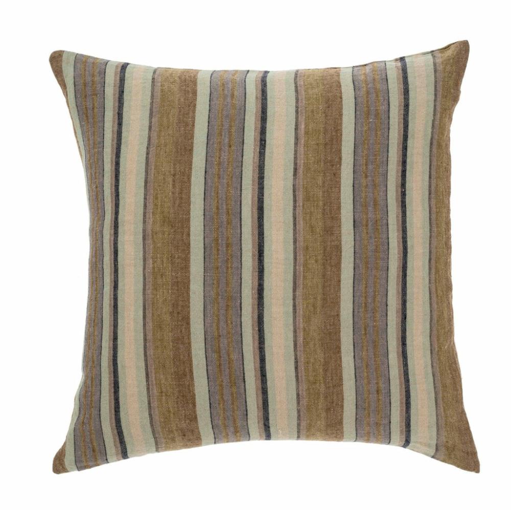 Striped Linen Pillow 20″ X 20″ Bed & Bath