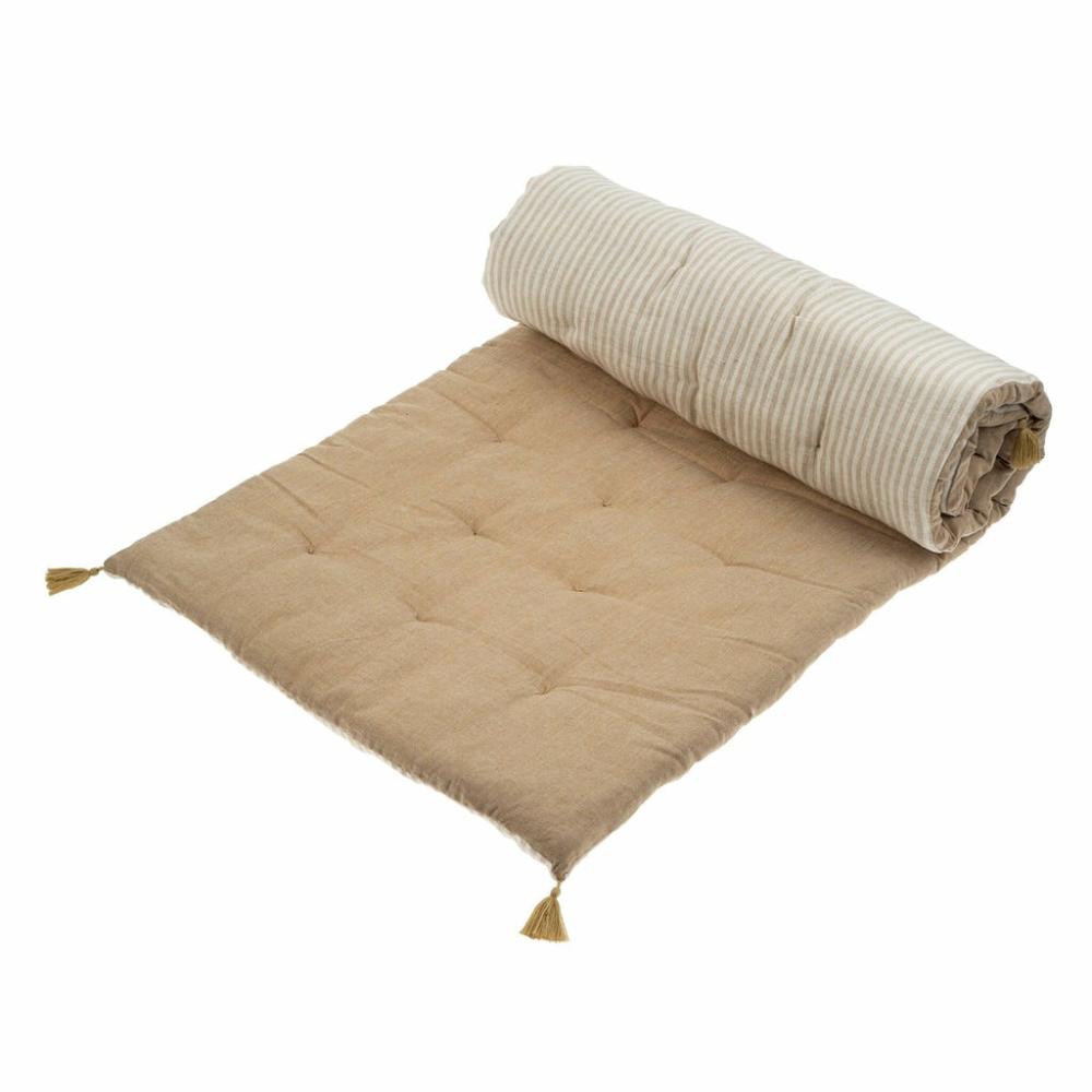 Ticking Stripe French Mattress Natural Bed & Bath