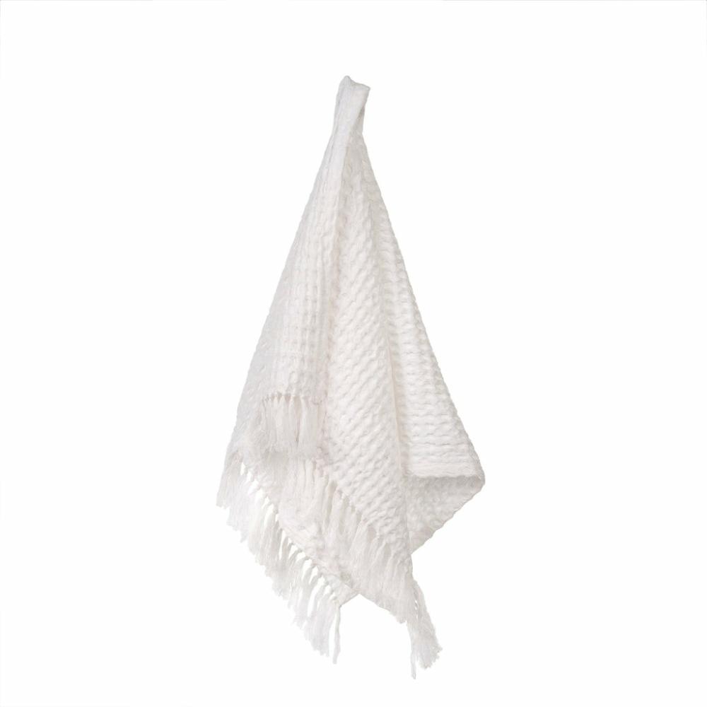 Waffle Hand Towel White Bath Accessories