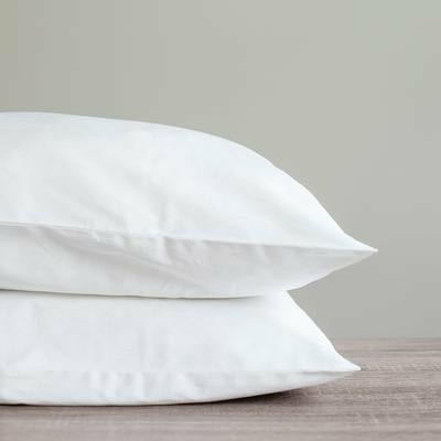 If Only Home Luxury Organic Cotton Pillowcases (Pair) Snow Bed & Bath