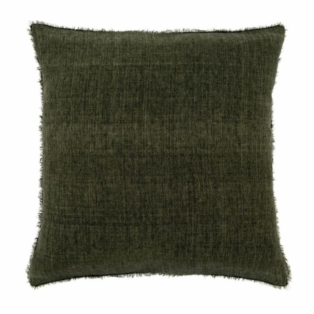 Lina Linen Pillow Avocado (Three Sizes Available) Decor