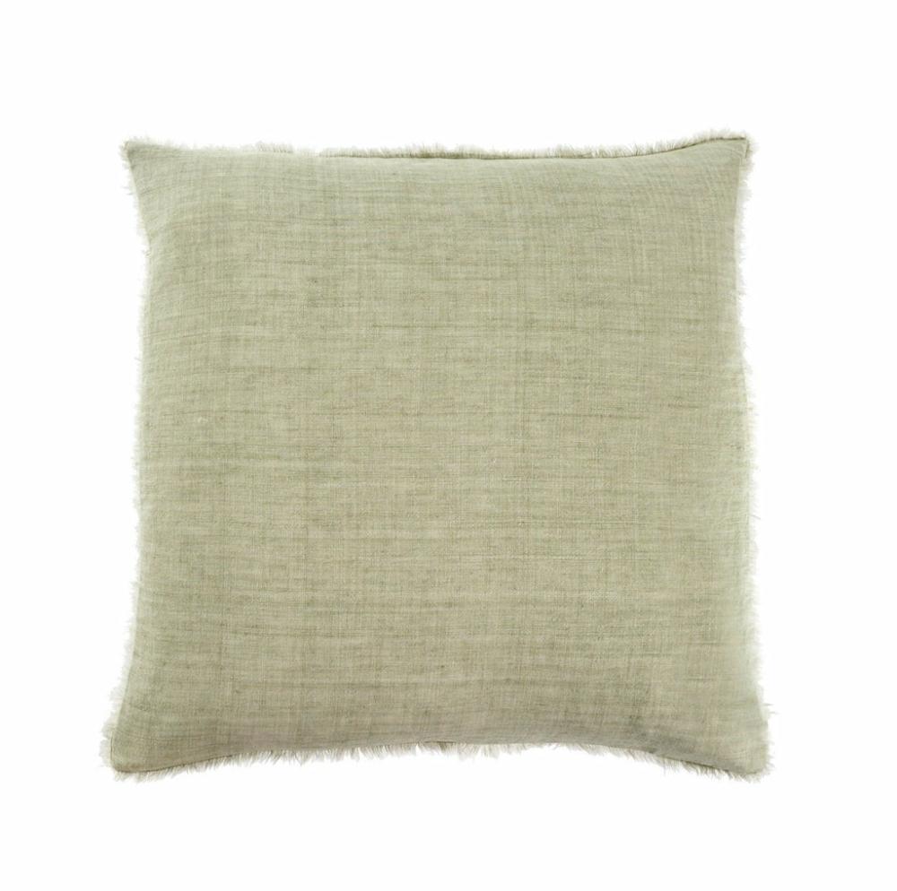 Lina Linen Pillow Olive Bed & Bath