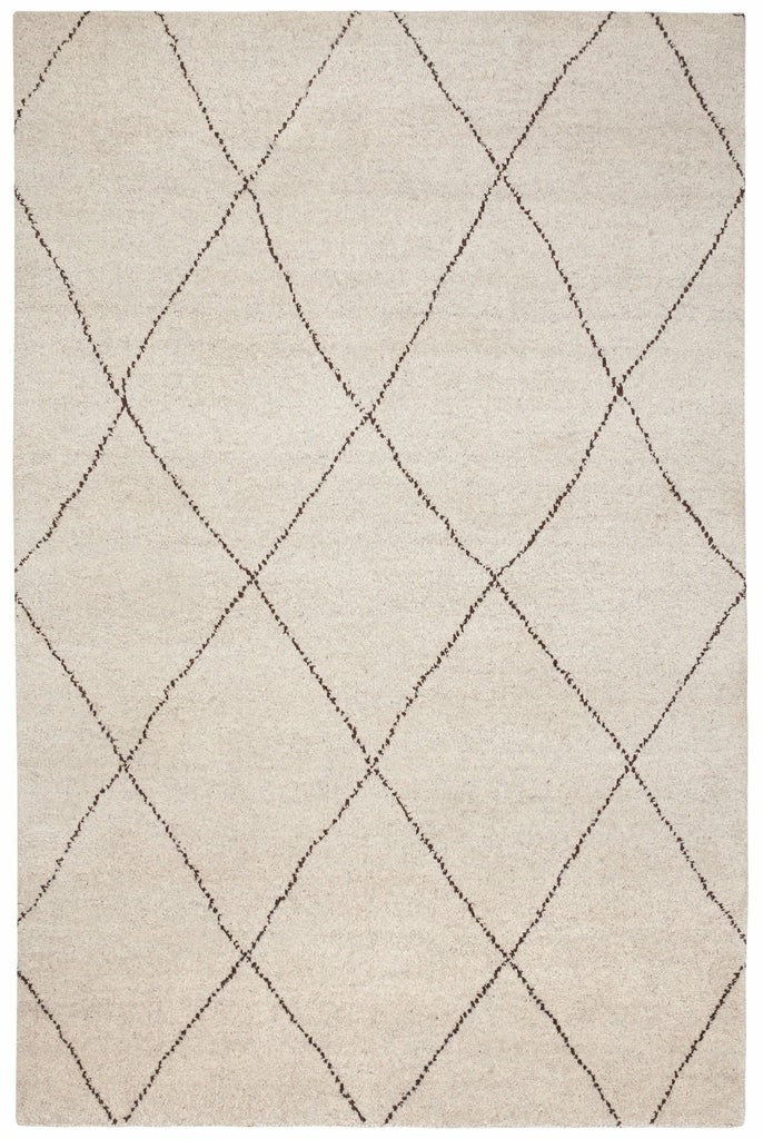 Numa Charcoal Hand Knotted Wool Rug Dash & Albert Wool Rugs