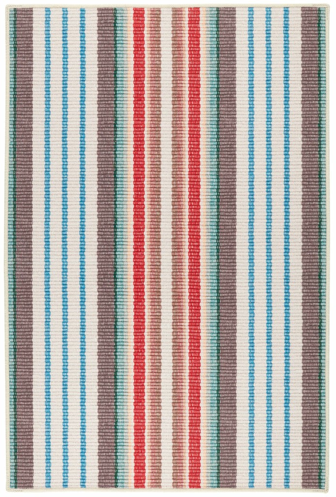 Ranch Stripe Multi Machine Washable Rug Dash & Albert Machine Washable Rugs