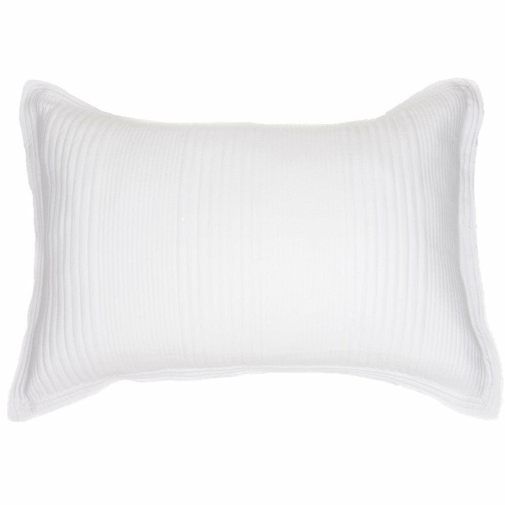 Shay Quilted Cotton Pillow Sham Two Sizes Available Bed & Bath